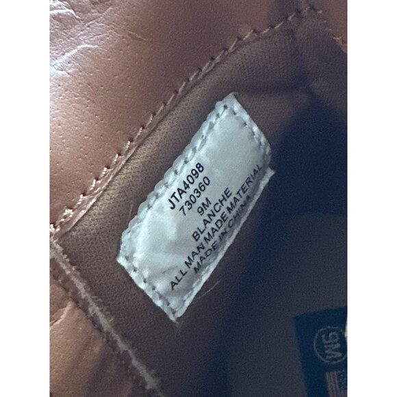 U.S. Polo Tan Faux Suede Ankle Boots Stacked Block Heel & Side Zippers Size 9 - Picture 6 of 7